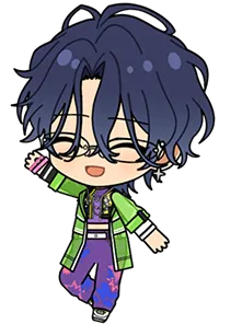 笑顔で手を挙げるチトセ