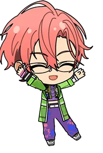 バンザイをする舞珠