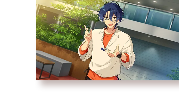 甘楽 チトセのカードイラスト（開花前）